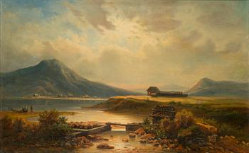 Johan Knutson, Mountain landscape.
