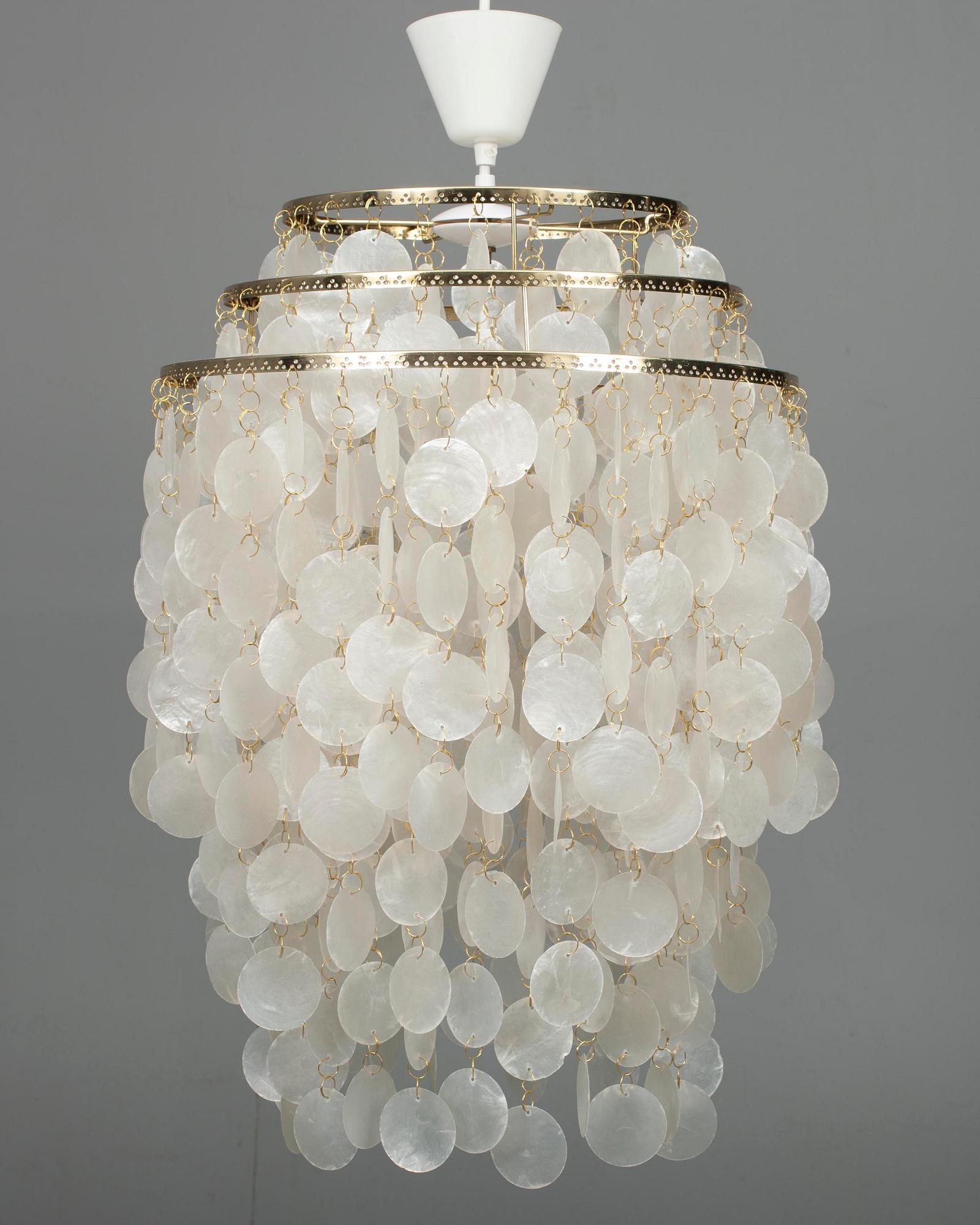 TAKLAMPA, Verner Panton-stil. H 60.