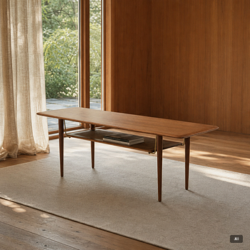 Soffbord, teak, 1950-tal, Sverige.