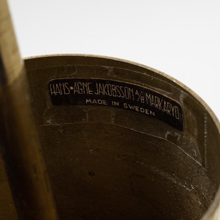 Hans-Agne Jakobsson, a brass ceiling lamp, Hans-Agne Jacobsson AB, Markaryd.