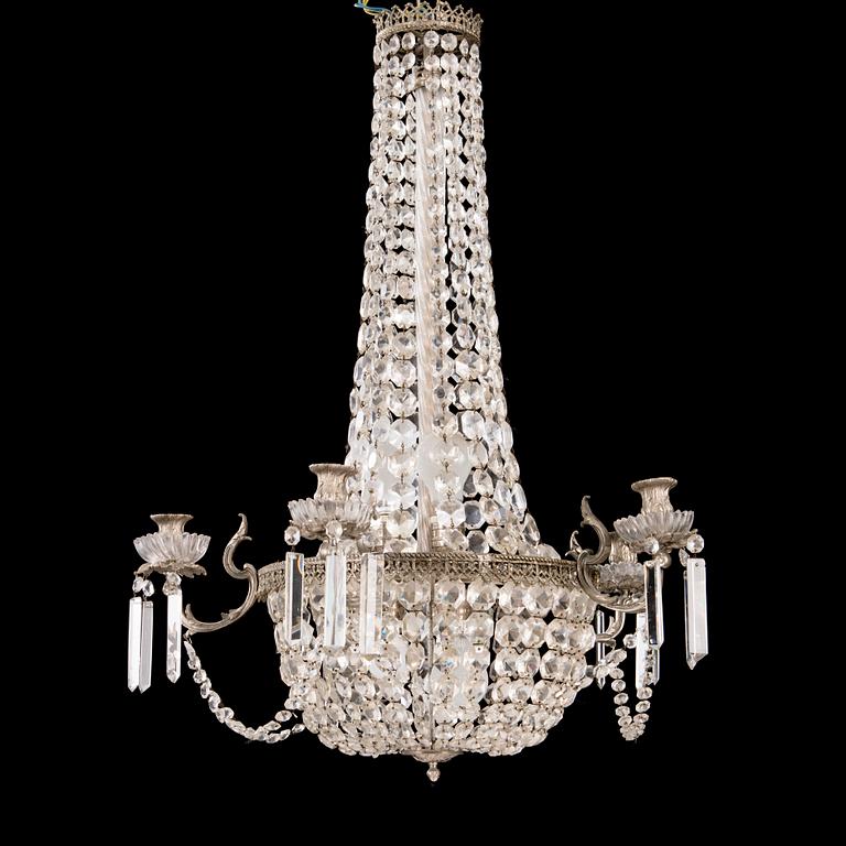 A chandelier from the early 20th Century.