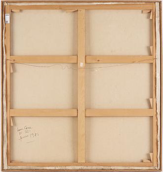 Louis Cane, oil on canvas, signed and dated 1981 verso.