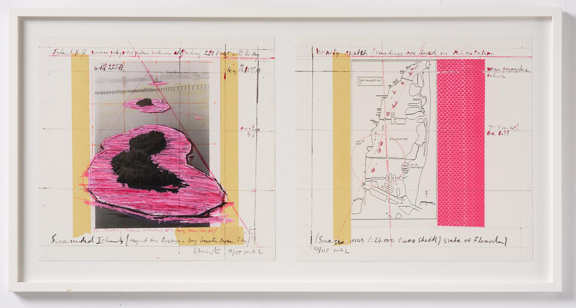Christo Vladimirov Javacheff, "Surrounded Islands, Project for Biscayne Bay, Greater Miami, Florida".