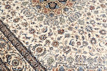 A part silk Nain carpet, so called 4 LAA, c 308 x 216 cm.