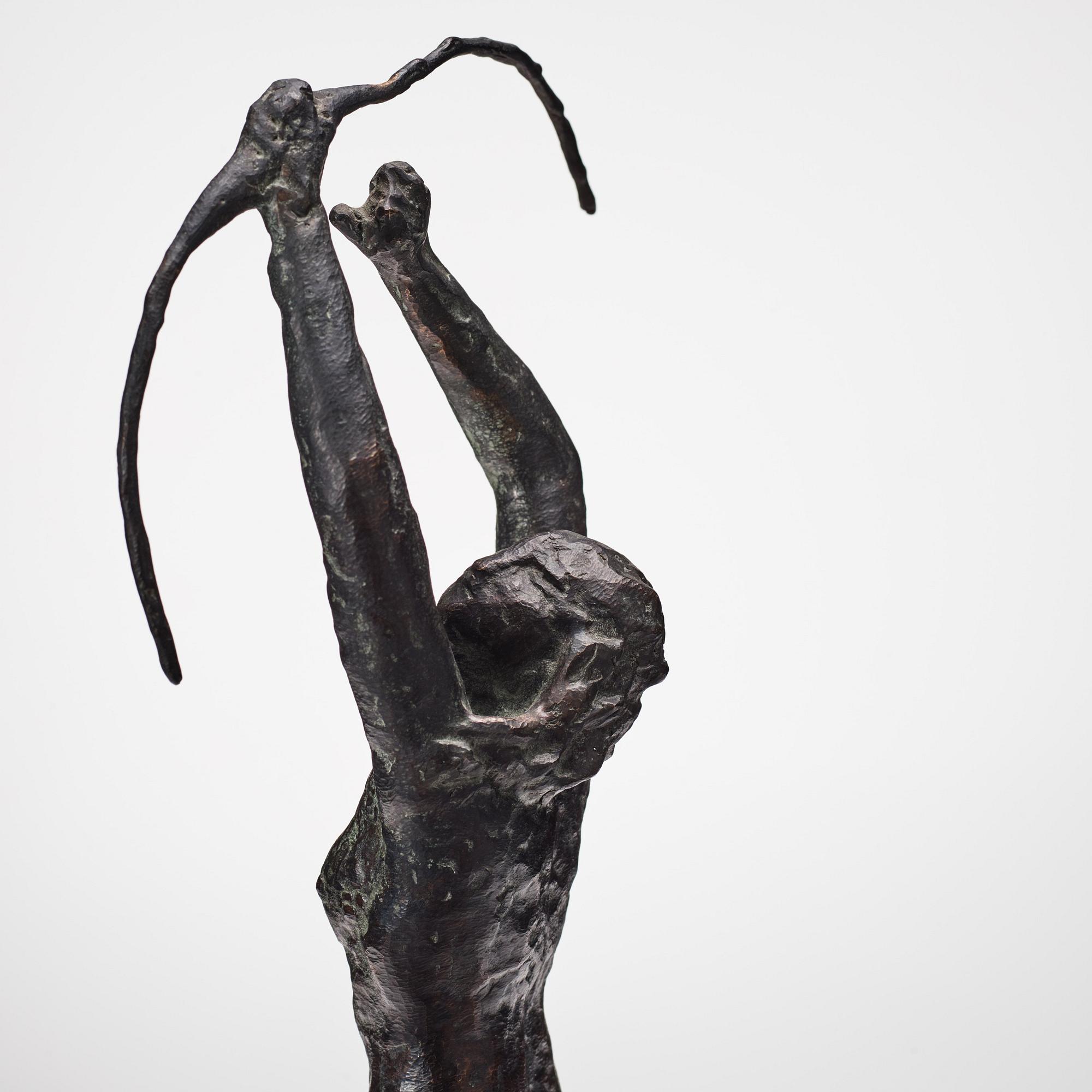 CARL FRISENDAHL, bronze sculpture, signed C. Frisendahl.