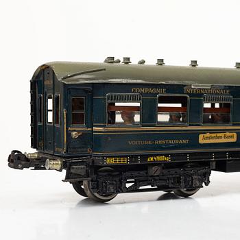Märklin, restaurant car, 1942 JG, 1930s, Germany, 0 gauge.