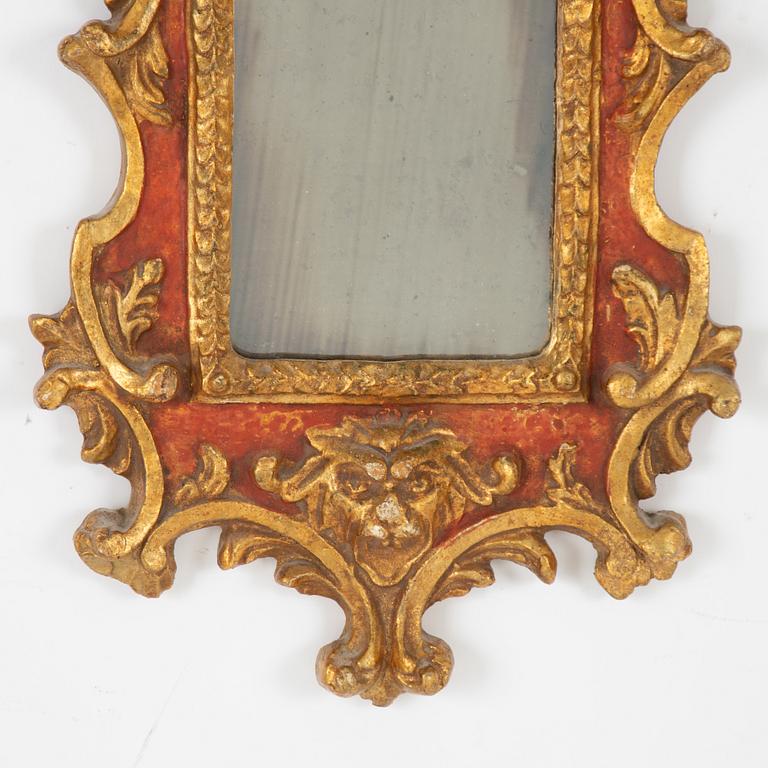 Mirrors, a pair, Baroque style, circa 1900.