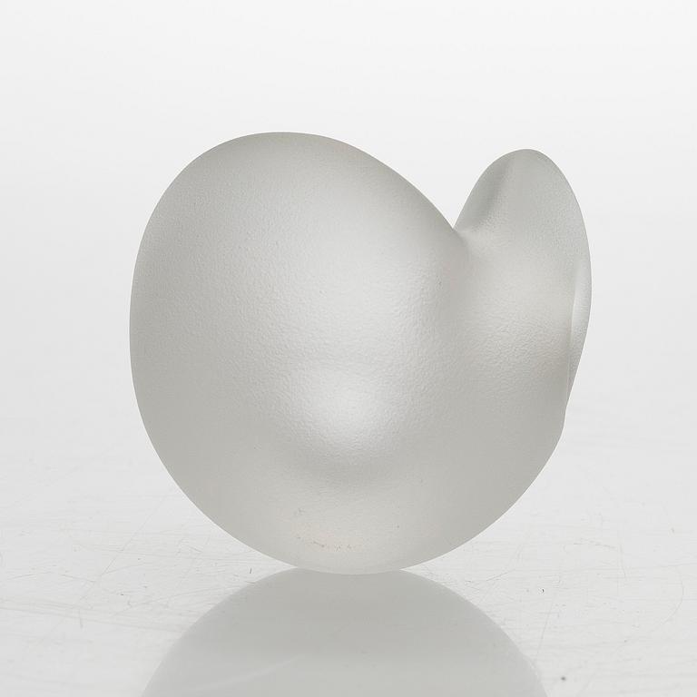 Timo Sarpaneva, sculpture, glass, 'Hiidenkirnu', signed.
