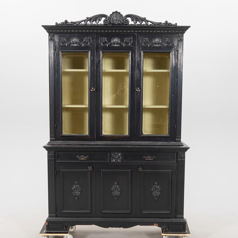 A painted display cabinet first half of the 20th century.