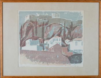 TUULIKKI PIETILÄ, serigrafi, signerad, daterad 1960, numrerad  III épreuve d'artiste.