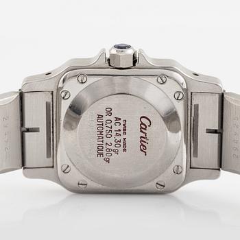 Cartier, Santos Carrée, wristwatch, 23,5 x 23,5 (34,5) mm.