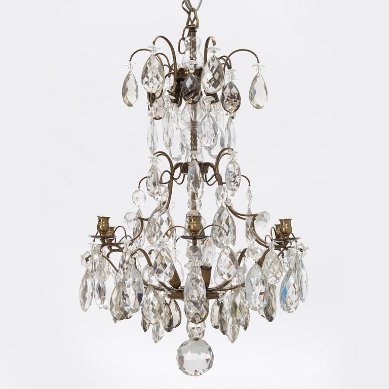 Ljuskrona, rokokostil, 1900-talets första hälft.