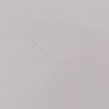 ALVAR AALTO, GLASS SCULPTURE, 4 PIECES. The Aalto Flower. Signed Alvar Aalto. Iittala 1950/60s.