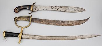 HUGGARE, 3 st, Sverige, 1800-tal.