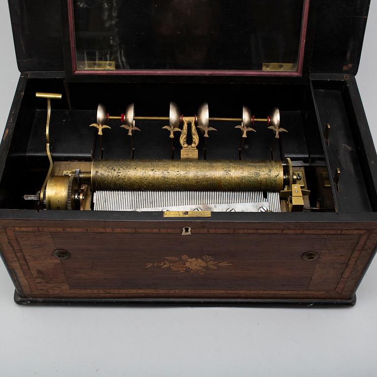 A music box, late 19th century.