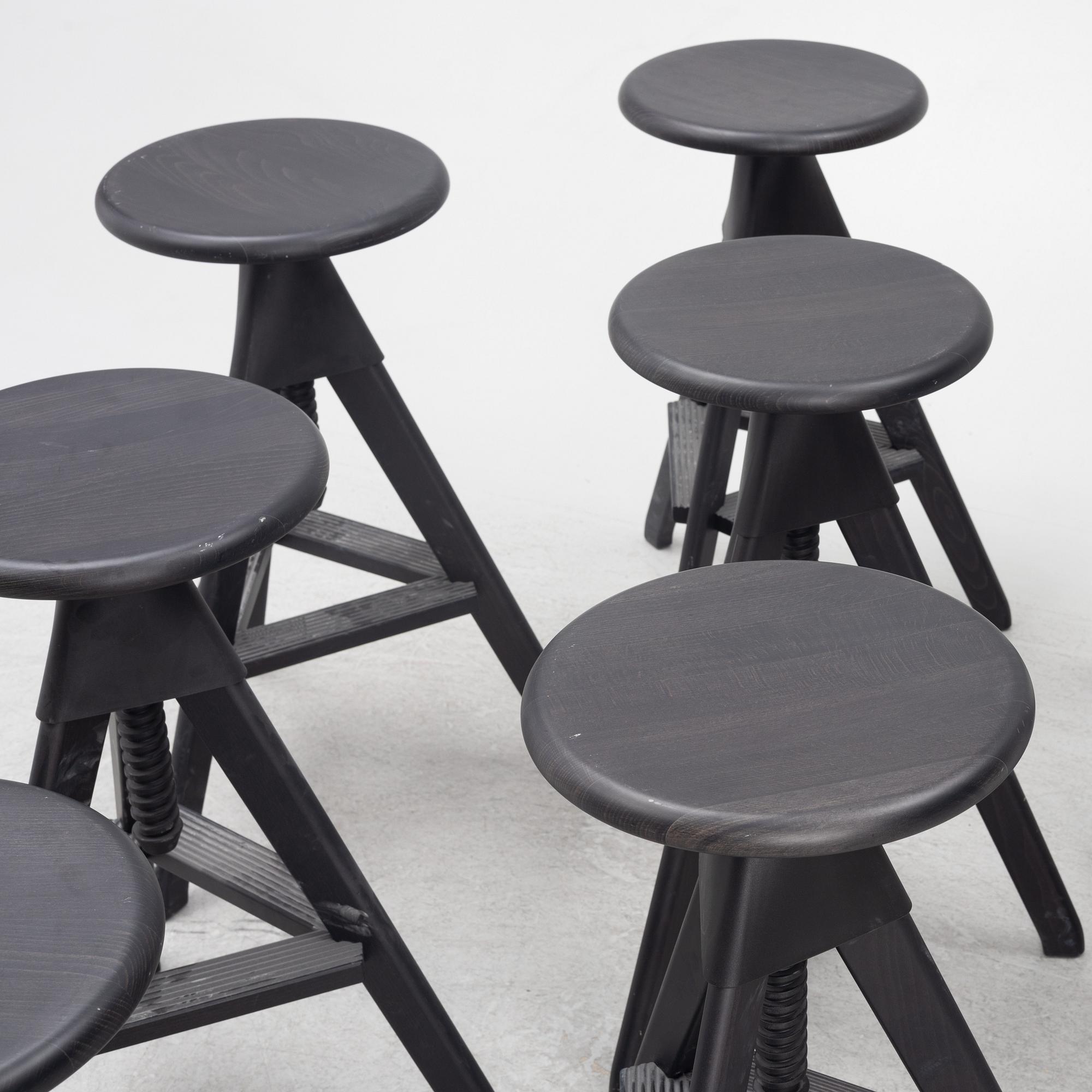 Konstantin Grcic, stools, set of 8, 