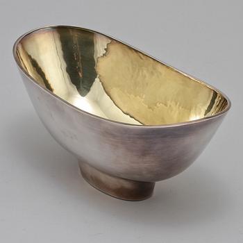 SKÅL, sterlingsilver, Ulf Sandberg, Ceson, Göteborg, 1962. Vikt 414 g.