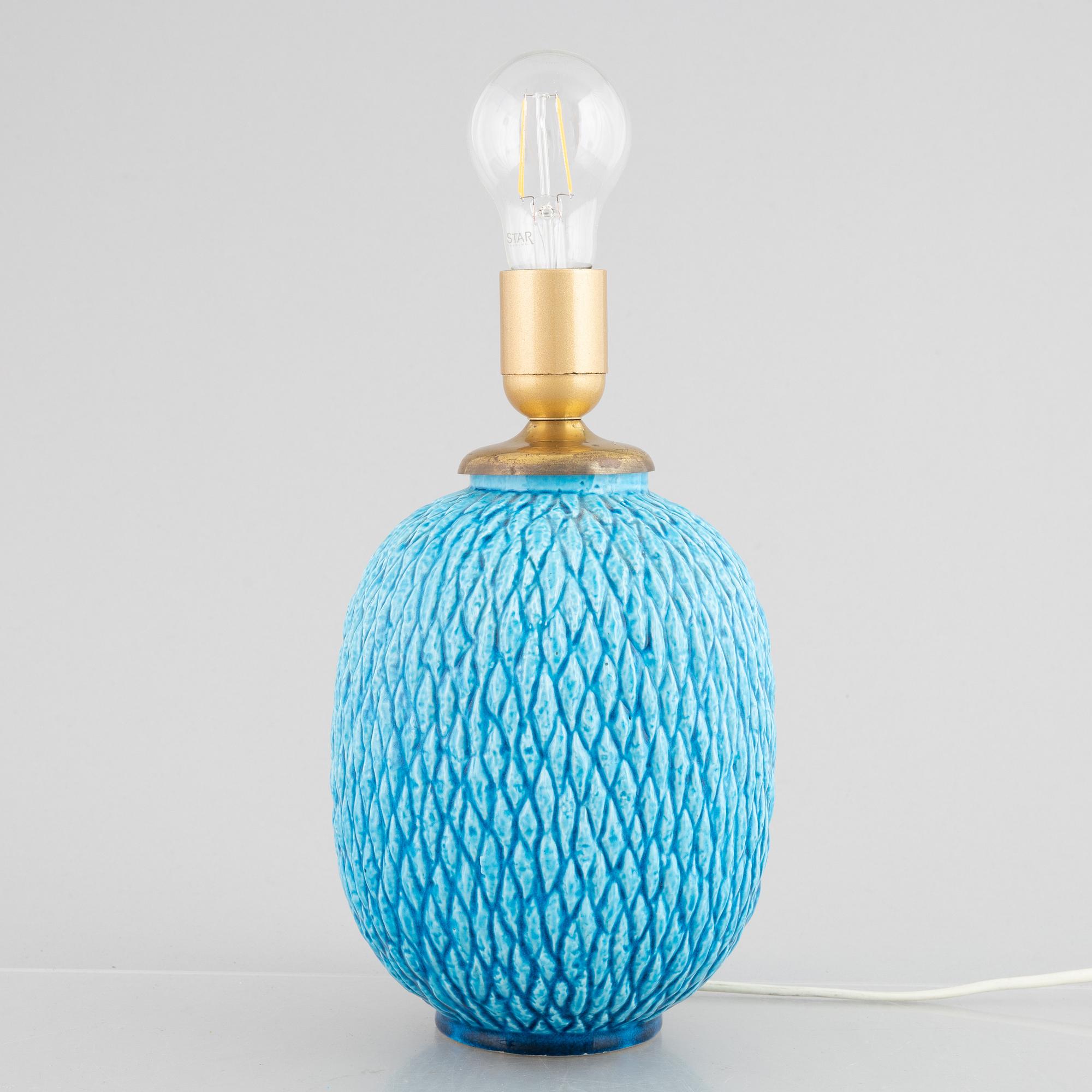 Gunnar Nylund, bordslampa, Rörstrand.