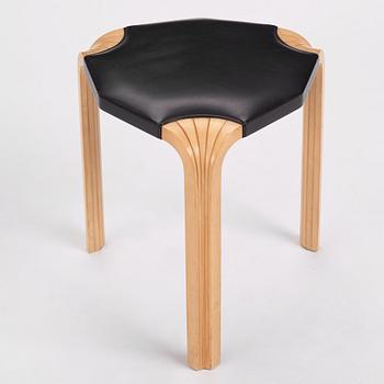 Alvar Aalto, a stool model "X600", Artek, Finland 1960s.