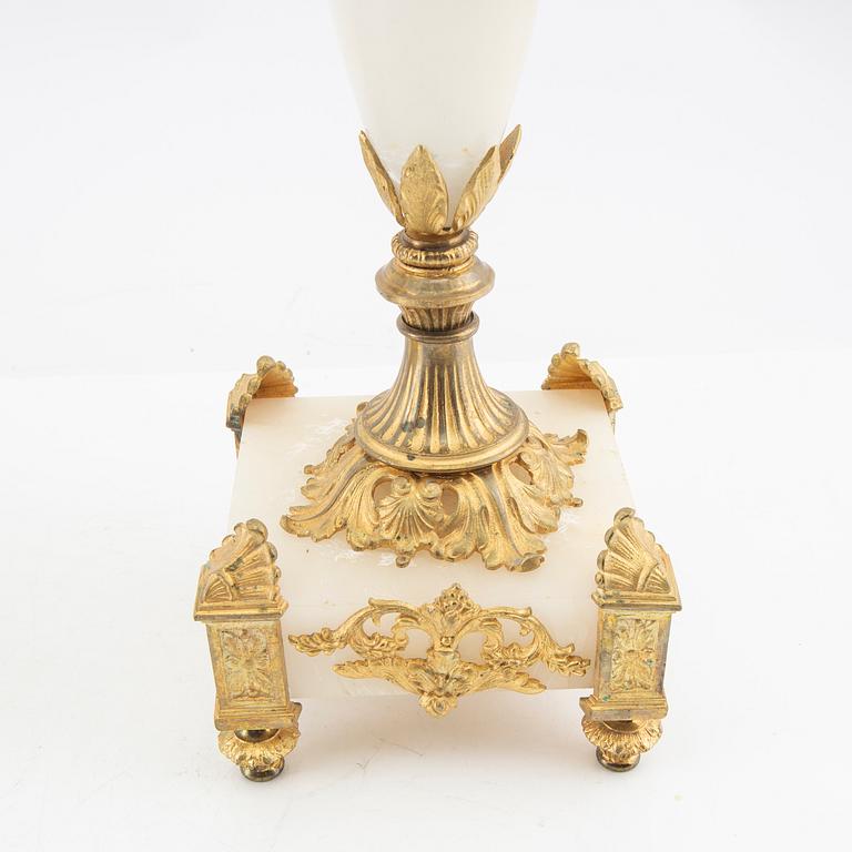 candelabras, a pair from the late 19th century.