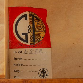 A mirror and table, Glas & Trä, Hovmantorp, 1950s.