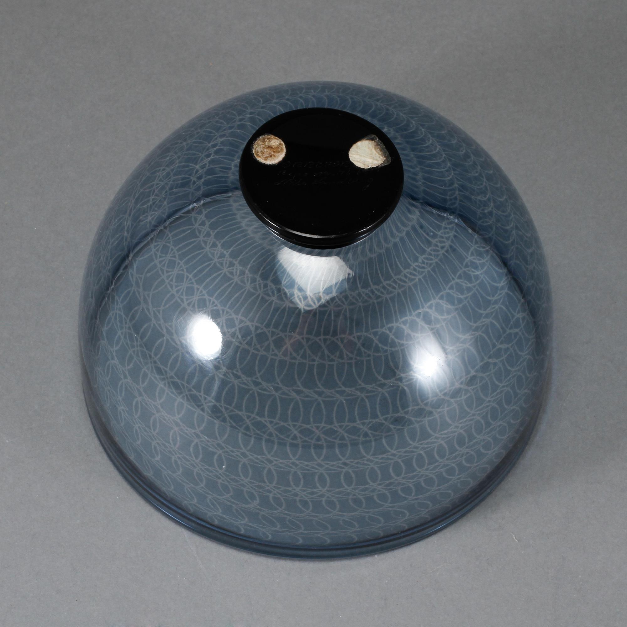 SKÅL, Nils Landberg, slipgraal, Orrefors, 1963.