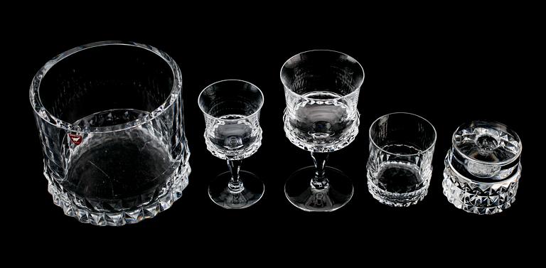 SERVISGLAS, 39 delar, "Silvia", Ingeborg Lundin, Orrefors.