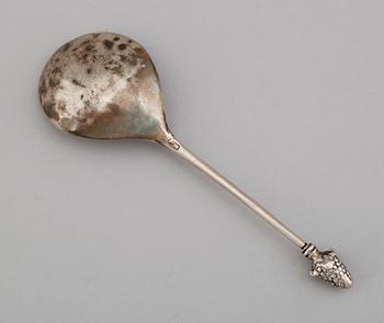 DRUVSKED, silver, Norge, sannolikt 1600-tal. Vikt ca 36 gram.