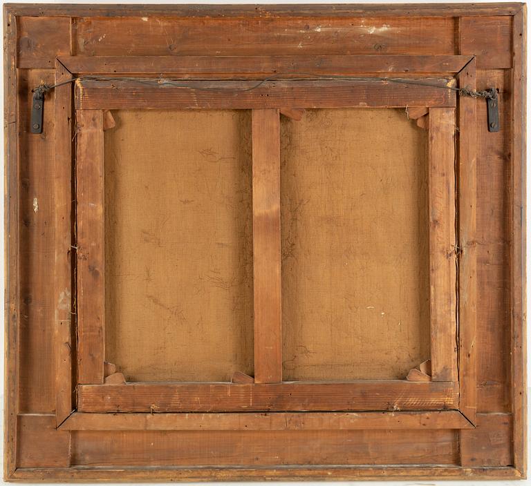 KARL UCHERMANN, oil on canvas, signed and dated Paris 1880.