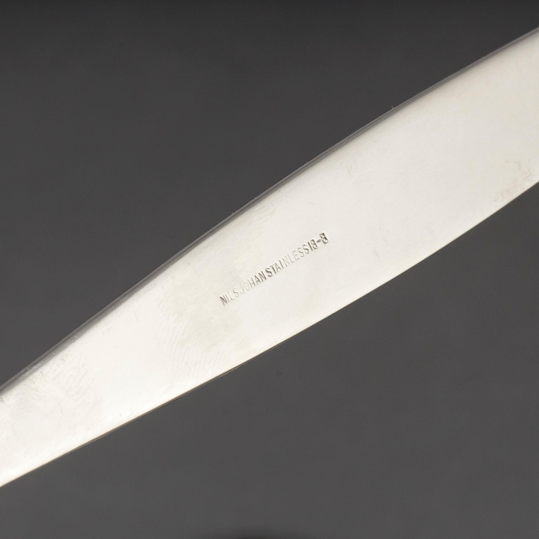 BESTICK, 130 delar, stål, "Guldi", Nilsjohan, 1900-talets andra hälft.