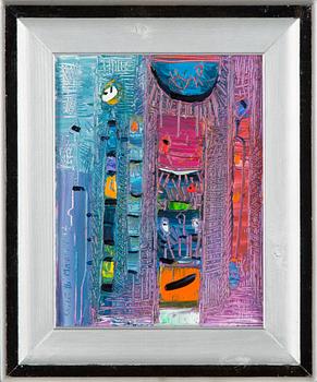 Soile Yli-Mäyry, olja på duk, signerad och daterad 1992.