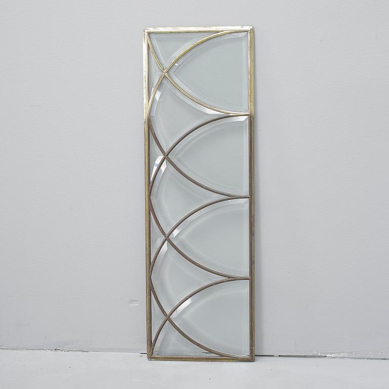 FÖNSTER, glas och mässing, 1900-tal.