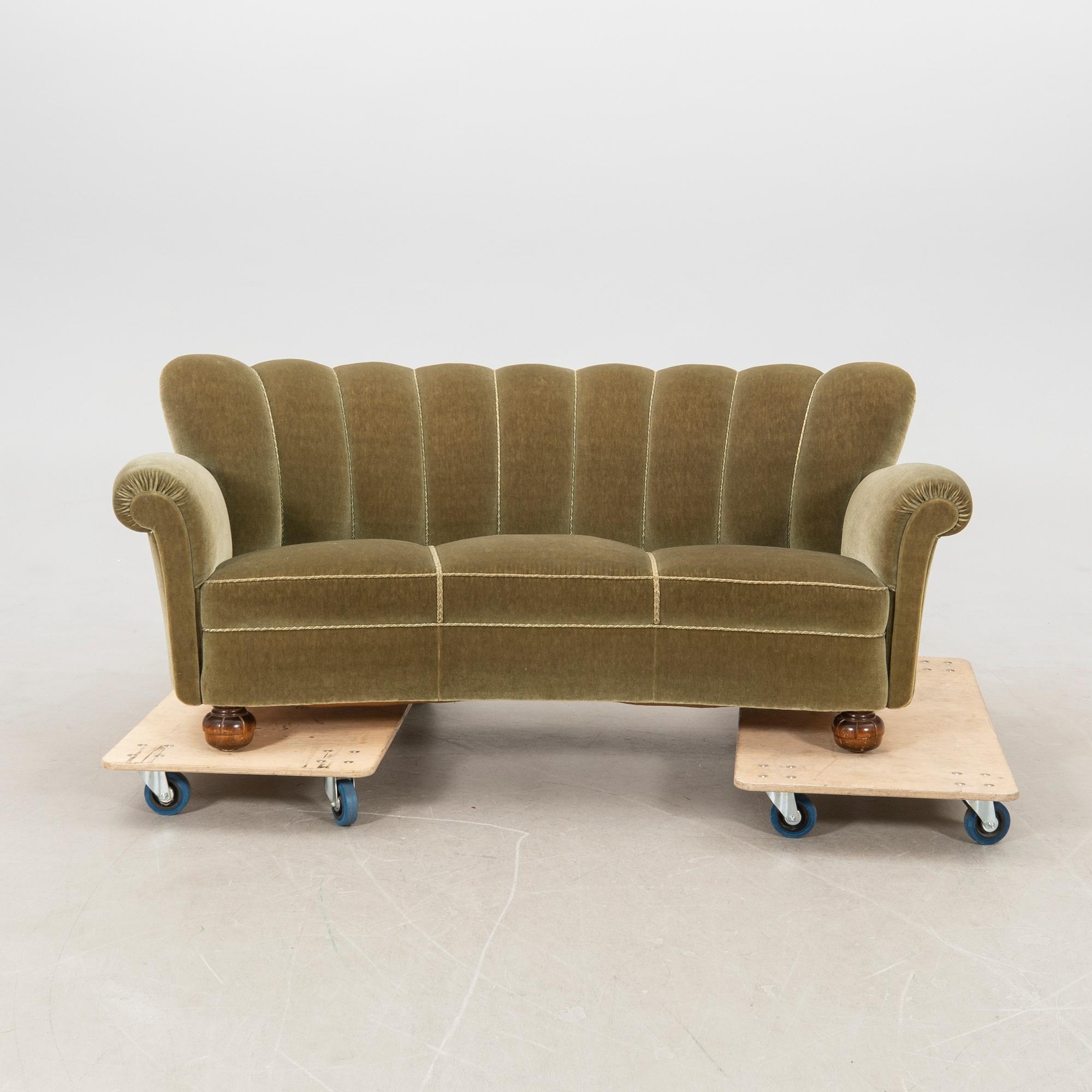 Sofa Swedish Modern 1940s.