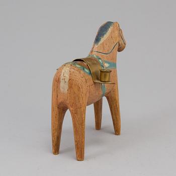A 20th century folklore wooden horse from the region of Dalarna.