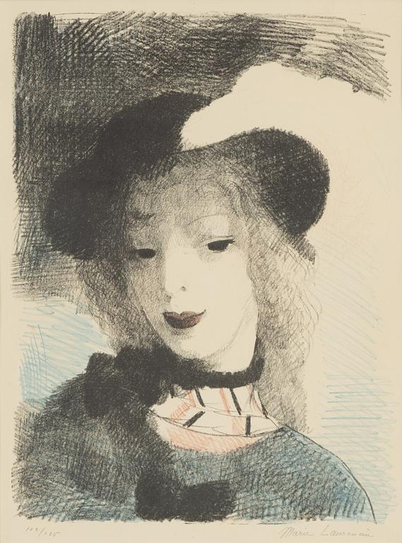 Marie Laurencin, lithograph in colours, signed 103/125.