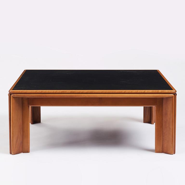 Tobia Scarpa, & Afra Scarpa, 'Monk' low table, Molteni, Italy, 1970s.