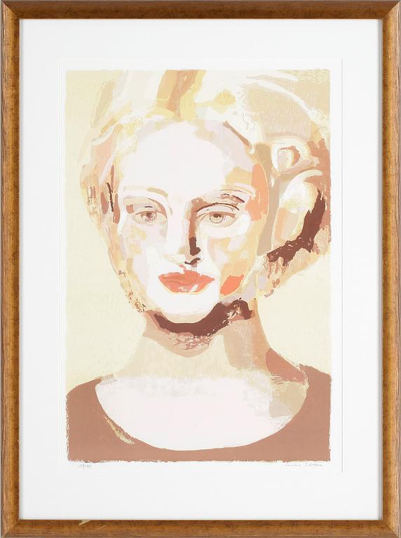 CECILIA SIKSTRÖM, färglitografi, signerad och numrerad 139/190.
