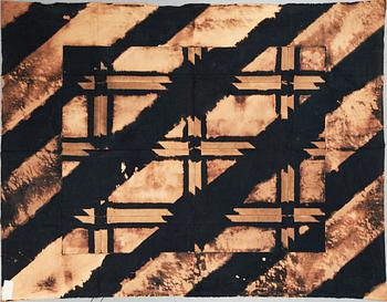 VIVIEN ISNARD, blandteknik på duk, ej sign.