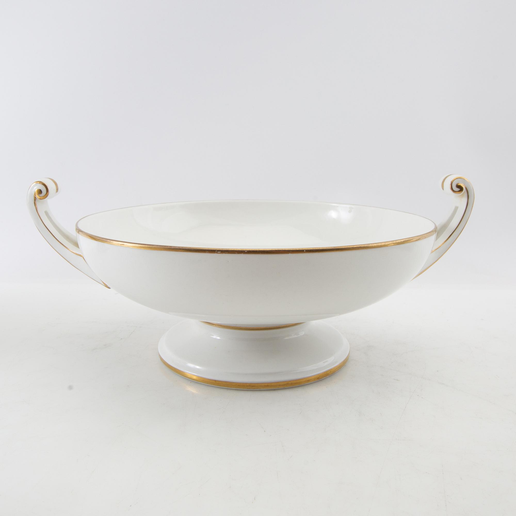 Service pieces 6 pcs Empire style including Rörstrand early 20th century porcelain.