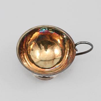 PUNCHMUGGAR, 6 + 3 st, silver, Stockholm och Göteborg, 1900-talets mitt samt andra hälft, vikt 312 gram.