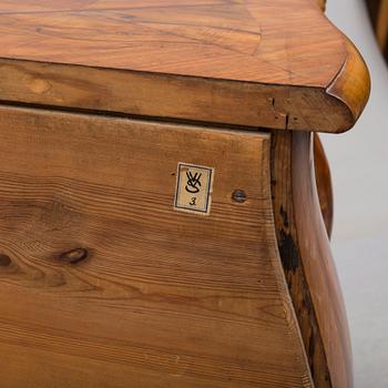 A second half of the 18th century chest of drawers.