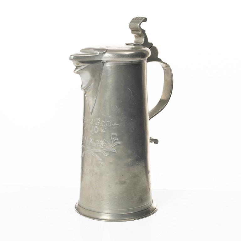 Målkärl, Mårten Rokus, Stockholm, 1706.
