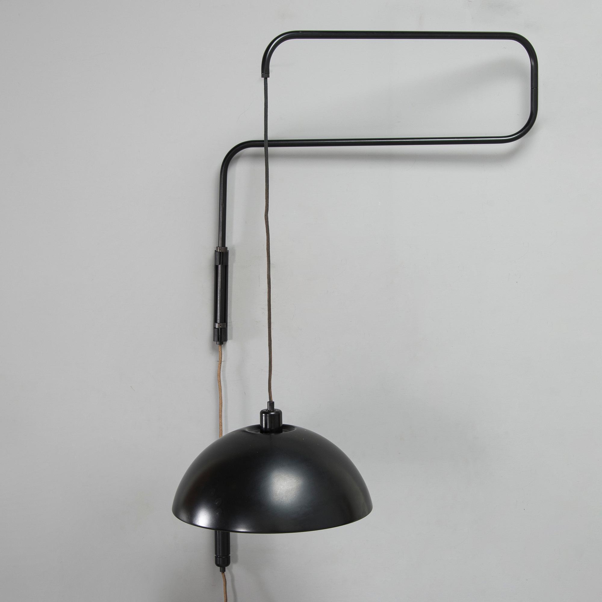 Elio Martinelli, vägglampa, för Martinelli Luce, Italien 1960-tal.