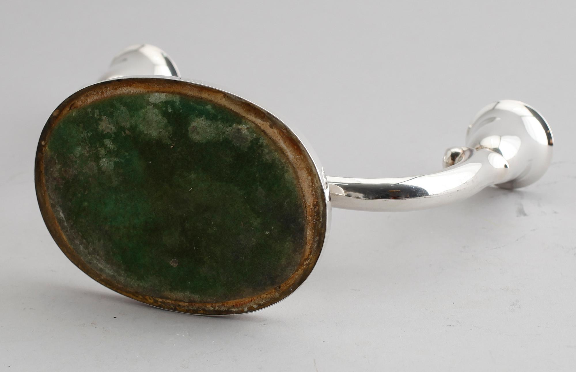 KANDELABER, silver,  Stockholm 1936.