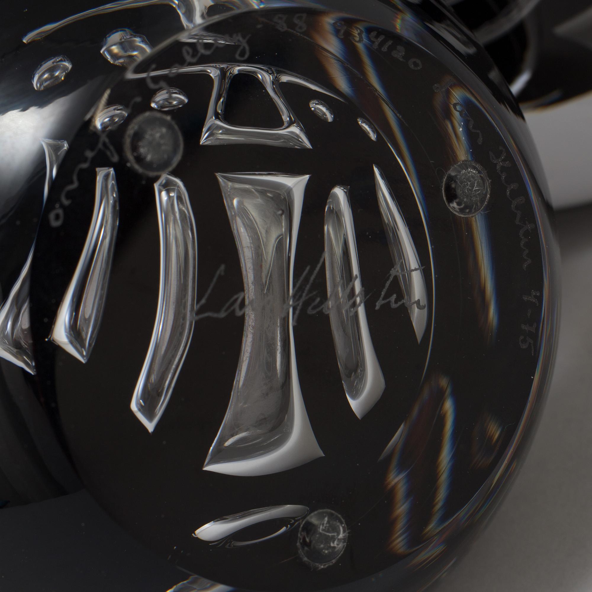 LARS HELLSTEN, vaser, 2 st, glas, Orrefors Gallery -88.