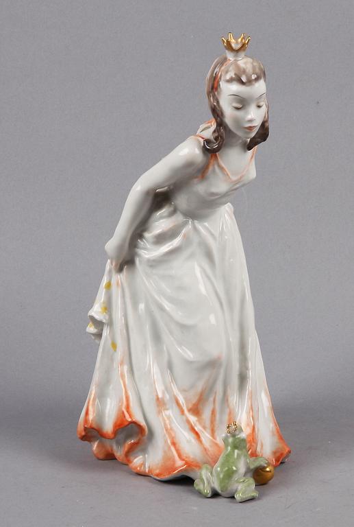 FIGURIN, porslin, modellnr 1793, Friedrich-Gronau, Rosenthal Kunstabsteilung, Tyskland.