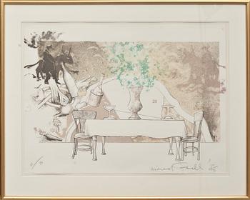 MICHAEL FARRELL, färglitografi, signerad, daterad -86? och numrerad 40/50.