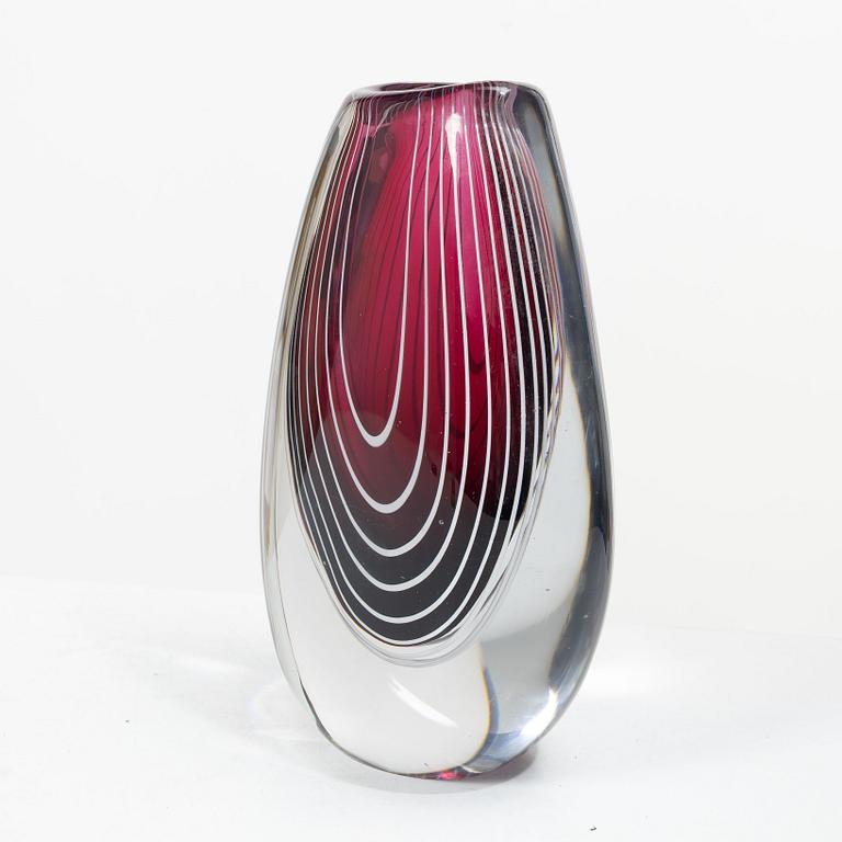 Vicke Lindstrand, vas, glas, Kosta, modell 1114, 1950-tal.