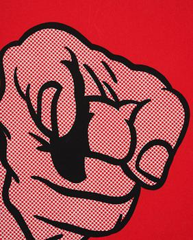 Roy Lichtenstein, "Finger Pointing", ur "New York Collection for Stockholm".