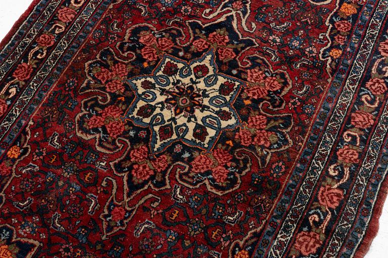 A semi-antique Bidjar carpet, West Persia, c. 204 x 130 cm.